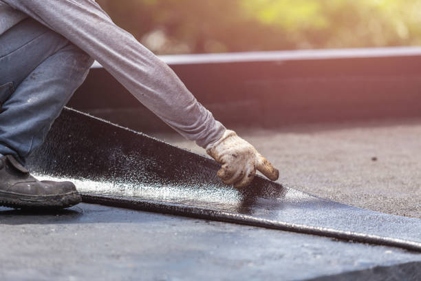Professional Emergency Waterproofing technician working in Lewiston, MN